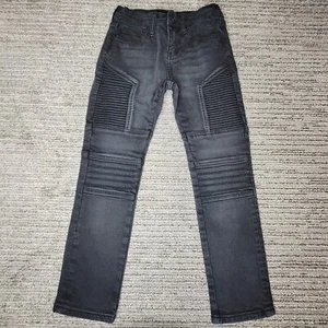 RSQ  Size 8 Boys Jeans Tokyo Super Skinny Mid Rise Black - Picture 1 of 13