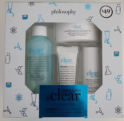Philosophy Clear Days Ahead Juego de prueba de tratamiento del acné raro Foto 1 de 2