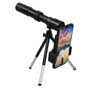 Phone Monocular Telescope Universal 4K 10-300X40mm Zoom Portable Night Vision - Picture 1 of 18