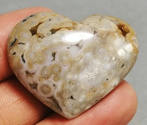 Collection ! Amazing Ocean Jasper Agate Heart Jasper Reiki Stone - Picture 1 of 8