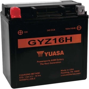Yuasa GYZ Series AGM Battery For Kawasaki ZX1400 Ninja ZX-14R 2018 YUAM716GH - Picture 1 of 3