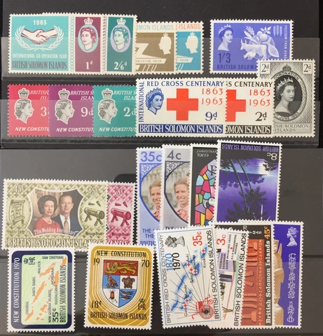 Solomon Islands 1960/79 MH (Apx 115+Items) CP234 Cover
