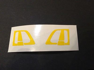 Aufkleber Türgriffe Tamiya Scania in gelb - nie mehr Pinseln! - Bild 1 von 2