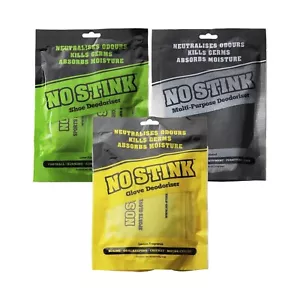 No Stink Glove Deodoriser Boxing Shoe Freshener Anti Odour Smell Eater Remover - Picture 1 of 15