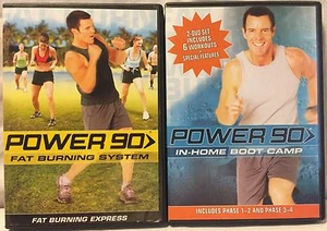 2 Power 90 exercise DVD lot includes original 6 workouts + fat burning System - Picture 1 of 5