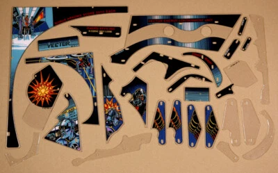 VECTOR PINBALL 1982 BALLY PLAYFIELD PLASTIC SET NEW LICENSED SEALED - Image 1 of 4