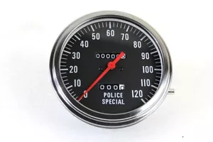 Police Speedometer 2:1 Ratio Red Needle for Harley Knuckle Panhead Shovelhead - Picture 1 of 4