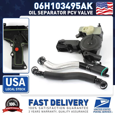 06H103495AK Separador de aceite de válvula PCV de motor apto para Volkswagen CC Eos GTI Jetta Foto 1 de 4