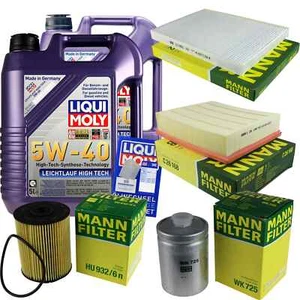 Kit Ispezione Filtro Liqui Moly Olio 10L 5W-40 per VW Passat Variant 3B6 2.3 VR5 - Picture 1 of 12