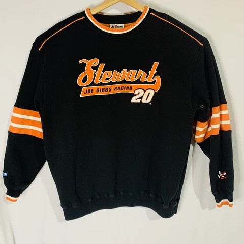 Vintage Tony Stewart Sweater Pullover Joe Gibbs Racing No. 20 NASCAR Size XL Cover