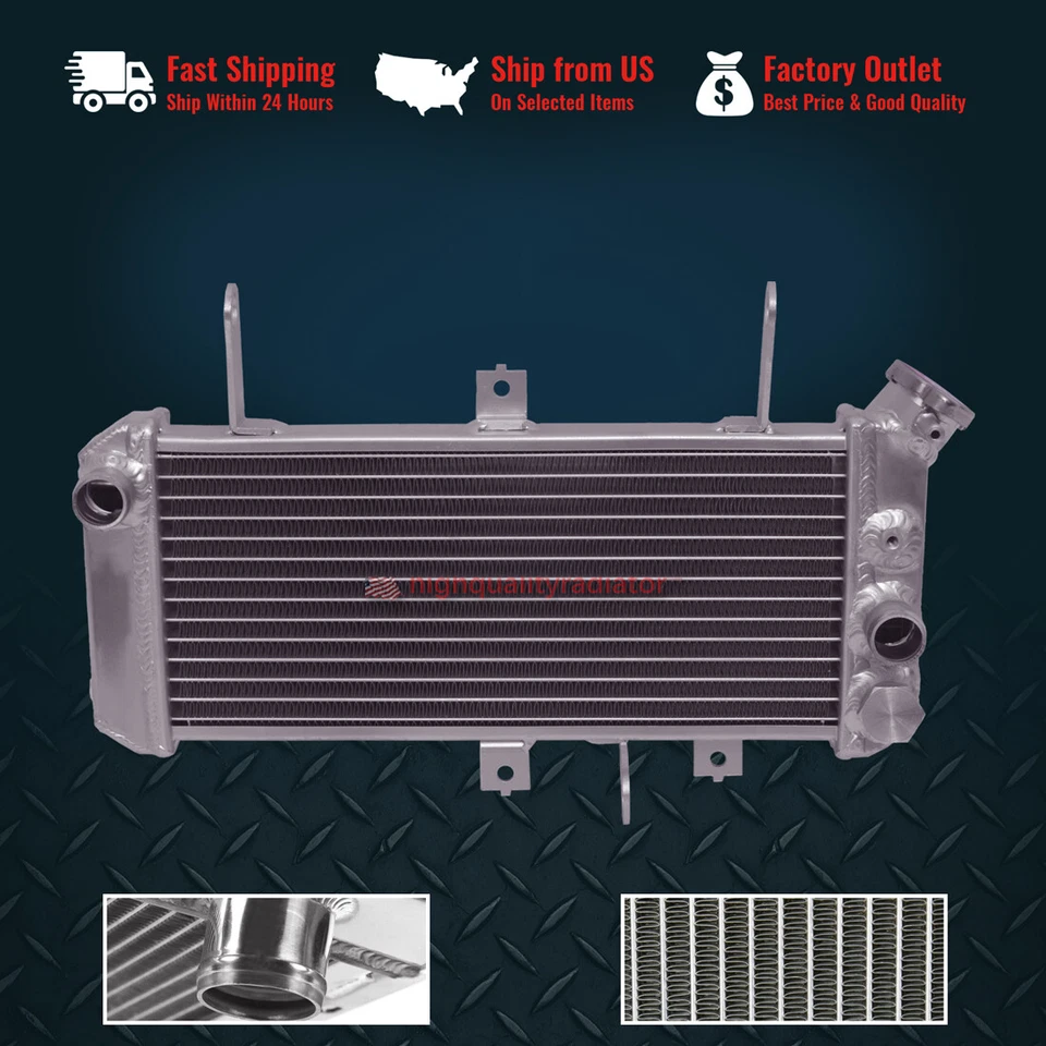 OEM:17710-17G40 All Aluminum Radiator For 2005-2009 Suzuki  SV650S/SV650 K5-K9 - Imagem 1 de 4