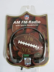 NFL AM FM Radio with Sports Headphones,  New Sealed - Picture 1 of 4