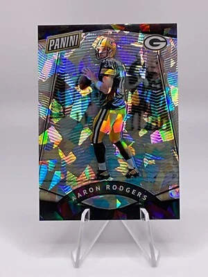 Aaron Rodgers 2017 Panini The National Cracked Ice /25 #6 Packers Read! - Image 1 of 2