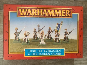 Warhammer Hochelfen Everqueen and her Maiden Guard Box komplett und unberührt OOP - Bild 1 von 4