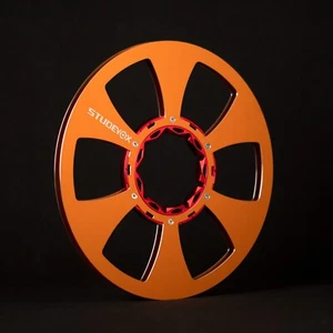 Studevox 10.5" Edge Polished Aluminium Empty Tape Reel For Reel Tape Recorders - Picture 1 of 6