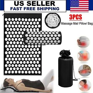 Lotus Acupressure Massage Mat With pillow for Pain Stress Soreness Pain Relief