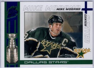 2003-04 Pacific Quest For The Cup Blue #32 Mike Modano 032/150 *S2678