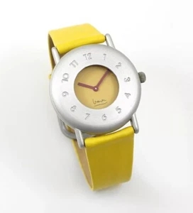 Vintage PROJECTS Yellow Quartz Wrist Watch by Architect MICHAEL GRAVES - Picture 1 of 3