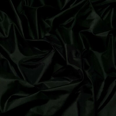 Black Tissue Taffeta Silk, 100% Silk Fabric By The Yard, 44" Wide (TS-7330) - Image 1 of 3