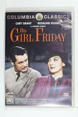 His Girl Friday - Cary Grant - Region 4 - Preowned - Tracking (D946) - image 1 of 2