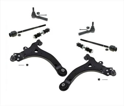Lower Control Arms Tie Rods Sway Links For 00-07 Chevrolet Monte Carlo & SS 8pc - Image 1 of 4
