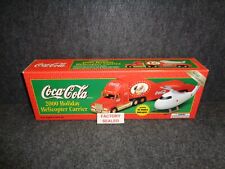 Coca-Cola Coke 2000 Holiday Helicopter Carrier Truck - Gold Version