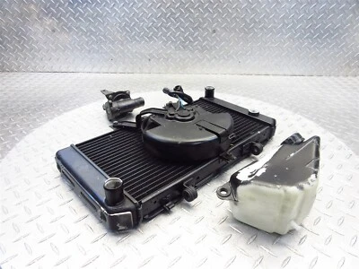 2005 05-06 Kawasaki ZR750 Z750S Radiator Fan Thermostat Overflow Reservoir OEM - Image 1 of 4
