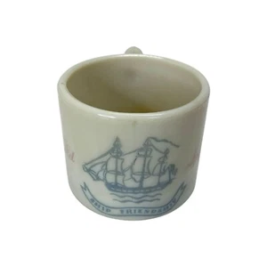 Taza de afeitar antigua Spice Ship Friendship náutica de colección Early American Shulton - Imagen 1 de 12