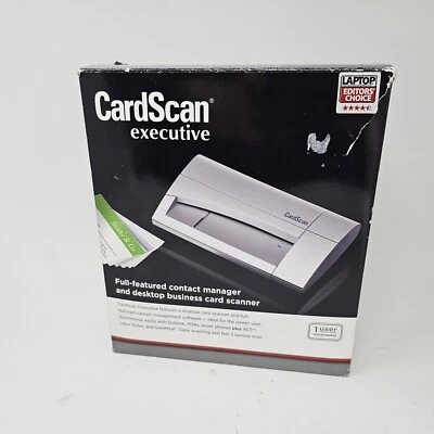CardScan Executive 800c Business Card Scanner No Software CD/Disc - Image 1 of 4