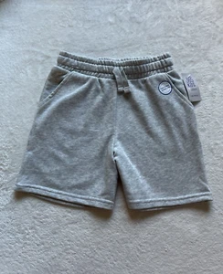 365 Kids Garanimals Boys Gray Pockets Elastic Waist French Terry Shorts Sz 7 NWT - Picture 1 of 11