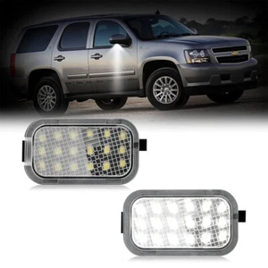 2PCS FOR GMC SIERRA YUKON CHEVY SILVERADO TOWING PUDDLE LED SIDE MIRROR LIGHT - Picture 1 of 11