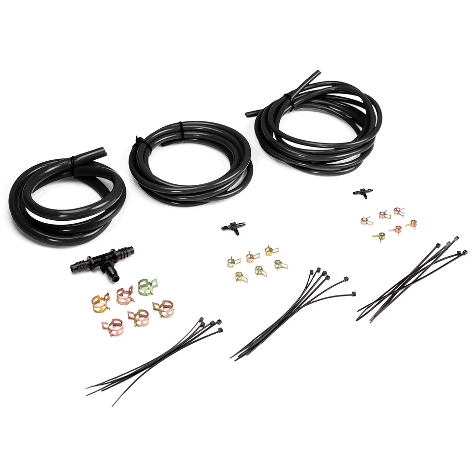 Kit de manguera de aspiradora de aire de silicona para sala de motores Toyota 4Runner Tacoma RAV4 negro 97 Foto 1 de 4