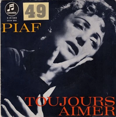 EDITH PIAF LA VIE I'AMOUR / LE RENDEZ-VOUS / TOUJOURS AIMER RECORD GERMANY 7" PS Foto 1 de 4