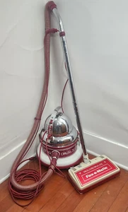 Vintage FAIRFAX Fax-O-Matic SCPD7 Canister Vacuum Works W/Floor/Carpet Broom - Picture 1 of 20