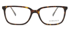 Versace Brille Havana Herren Kunststoff Rechteckig Gestell VE3209 108 55mm NEU! - Bild 1 von 7