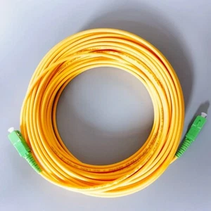 SC/APC Fiber Optic FTTH Cable + Adapter or Without; 5M 10M 15M Single Mode - Picture 1 of 6