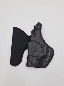 Echt Leder Gürtel Scheide Stil Handarbeit OWB Tragen Daumenbruch Pistole Holster - Bild 1 von 3
