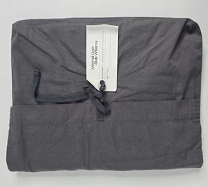 Mitchell Gold + Bob Wiliams King Pillowcases Vintage Washed Cotton Percale NEW - Picture 1 of 5