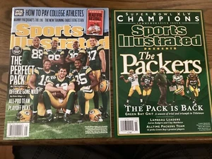 Green Bay Packers Sports Illustrated The Perfect Pack The Pack Is Back Lot Of 2 - Bild 1 von 9