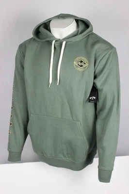 Gama Pullover Sudadera con Capucha Billabong Para Hombre Gráfico Logo Surge Verde Foto 1 de 4