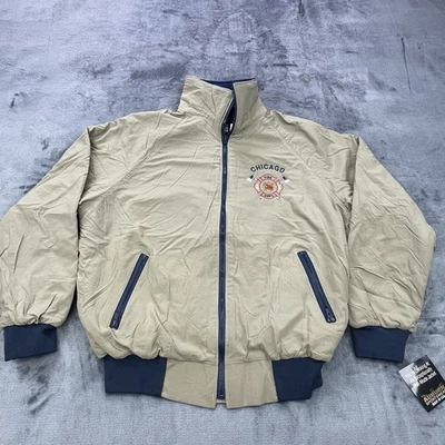 VTG Chicago Fire Department men’s Jacket Embroider Auburn Sportswear Size Large - Image 1 of 4