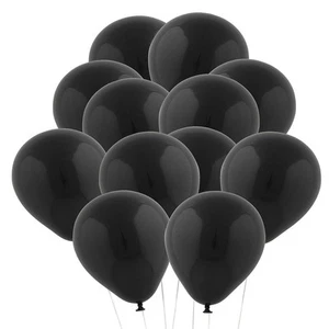 Latex Balloons Black 5" Bulk 144 Pc - Picture 1 of 3