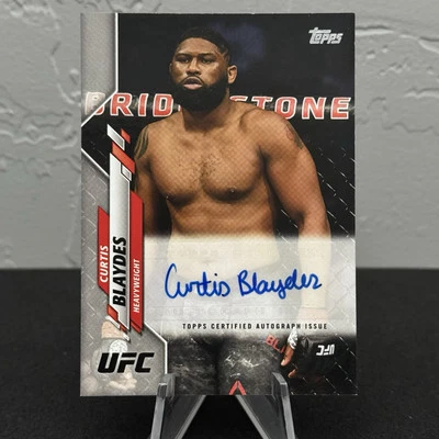 2020 Topps UFC Curtis Blaydes #UFCA-CB UFC Athlete Autograph Card Auto - Image 1 of 2