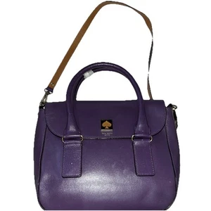 KATE SPADE DESIGNER PURPLE SHOULDER HANDBAG TOTE PURSE-NEW - Picture 1 of 10