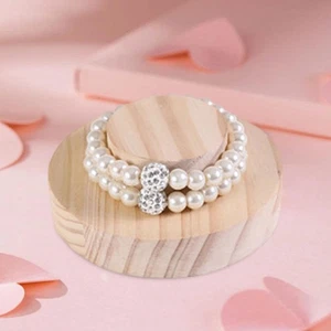 Wooden Bracelet Display Stand Jewelry Display Stand Bangle Organizer Rack for - Picture 1 of 7