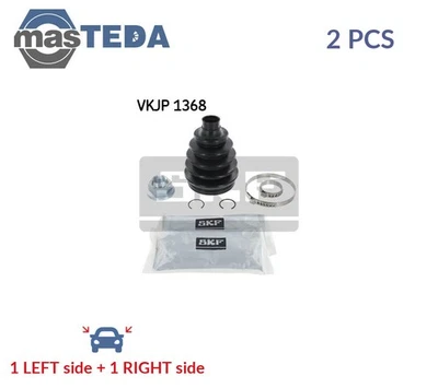 VKJP 1368 CV JOINT BOOT KIT PAIR WHEEL SIDE FRONT SKF 2PCS FOR HONDA PRELUDE III - Image 1 of 4