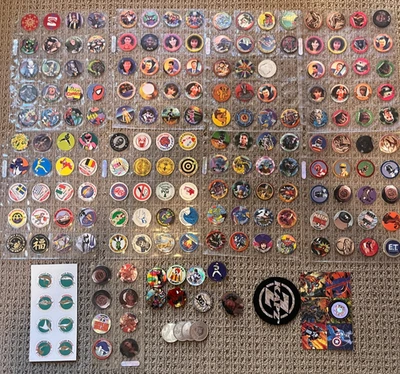 Tapas de leche Pogs de colección - con holograma hielo agrietado Slammers Foto 1 de 4