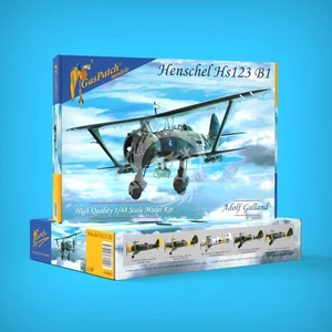 Henschel Hs 123 B1 GasPatch models 16-48096 skala 1:48 - Picture 1 of 5