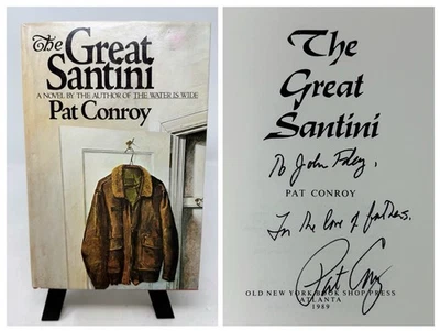 Signed 1989 Pat Conroy The Great Santini: Novel Conroy, Santini THE GREAT Book - Image 1 of 4