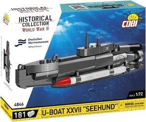 COBI, Submarine U-BOAT XXVII SEEHUND – 181 Pieces, 1/72, COB4846 - Picture 1 of 3